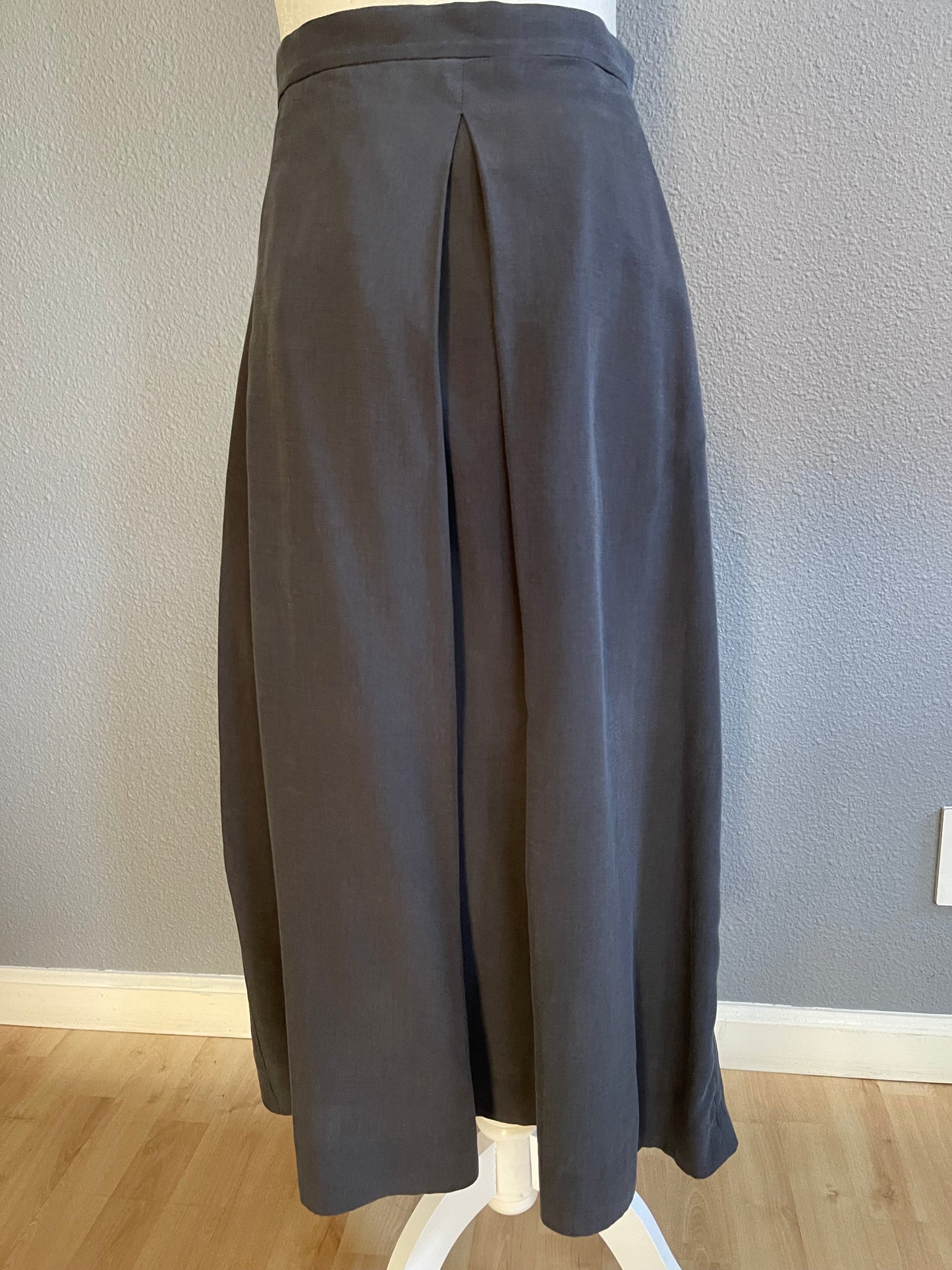 COS Charcoal Gray Midi Skirt
