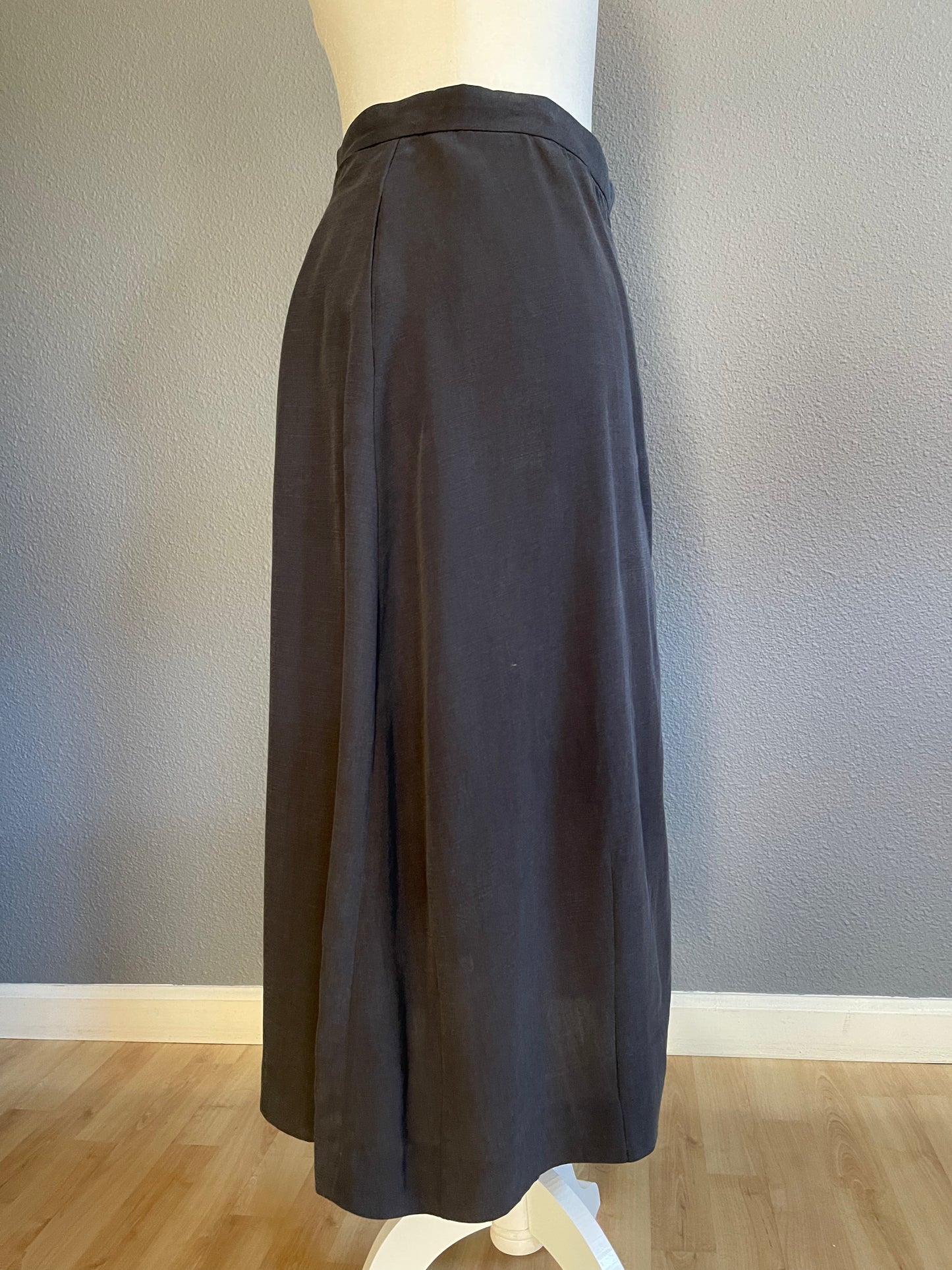 COS Charcoal Gray Midi Skirt