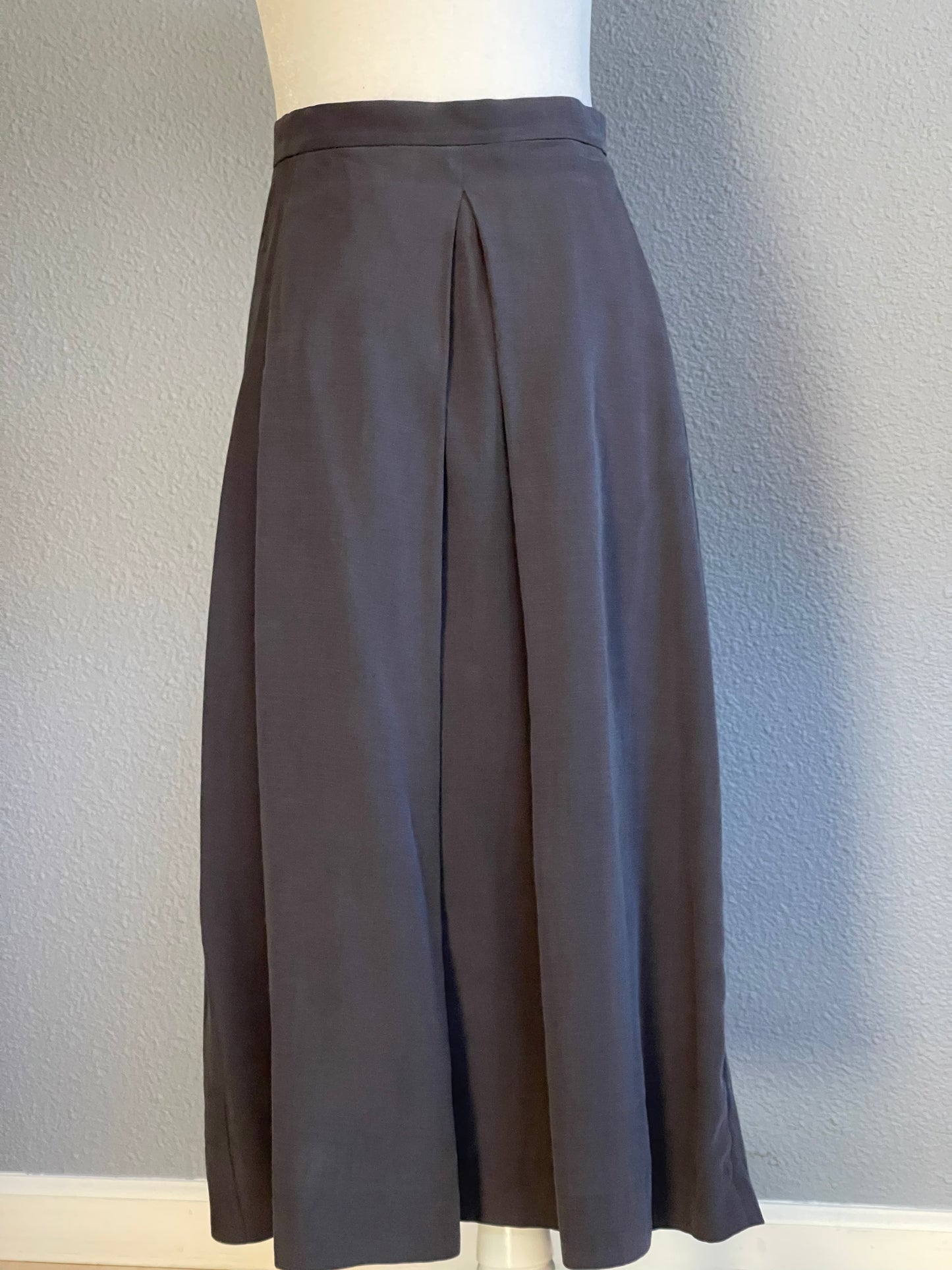 COS Charcoal Gray Midi Skirt