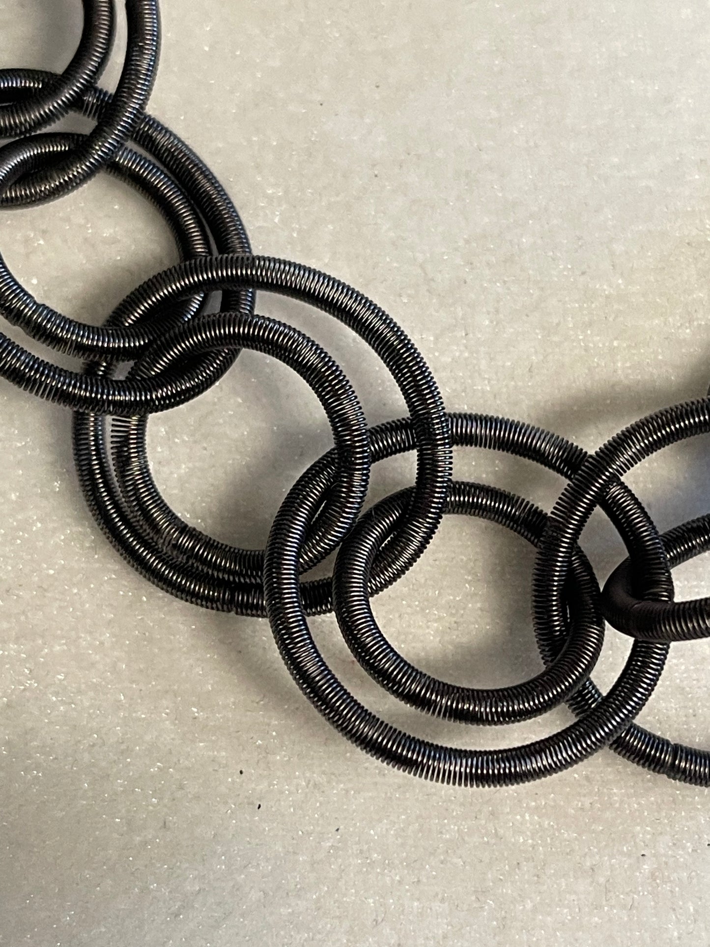 Vintage Circular Link Necklace