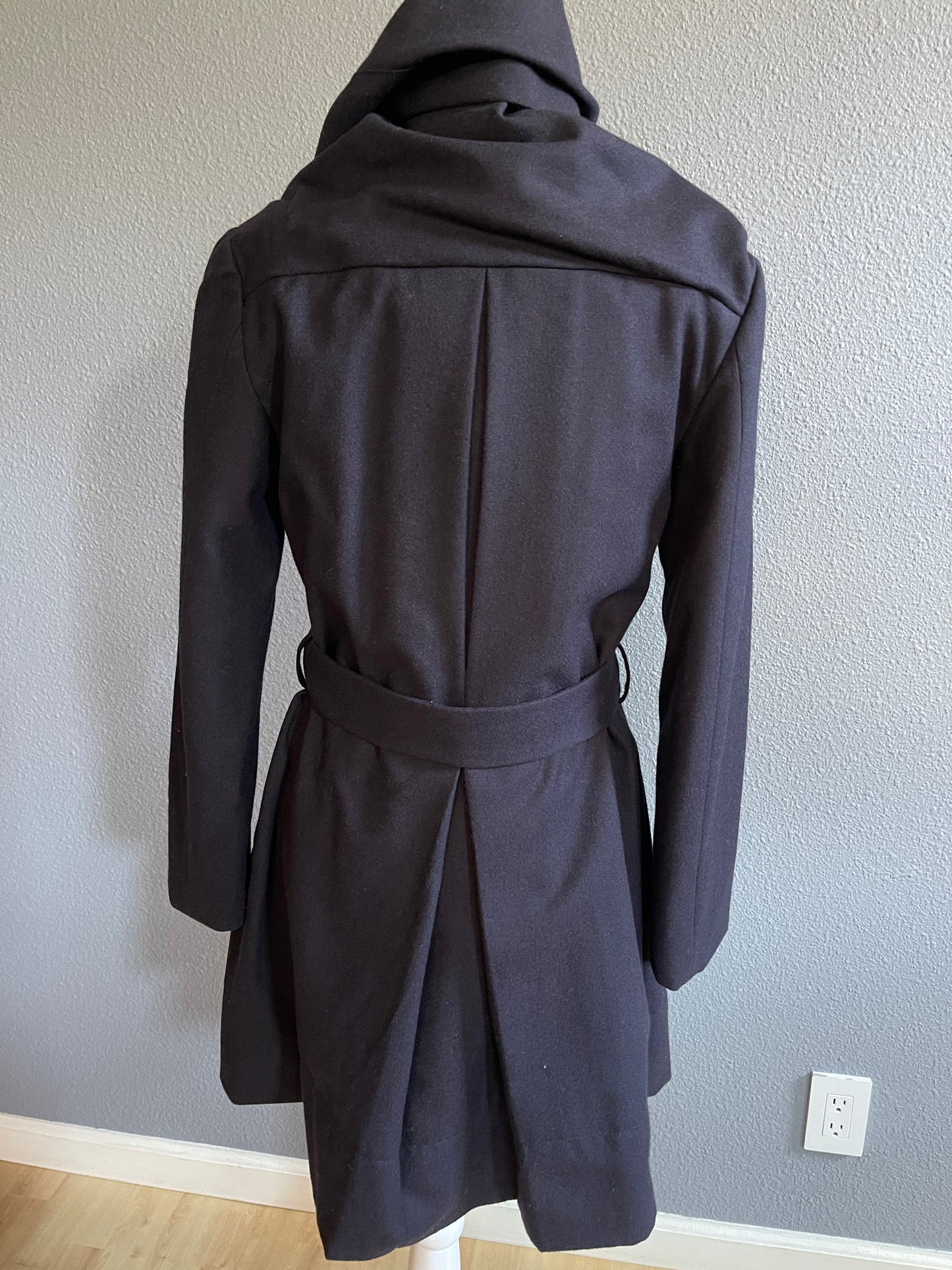 AllSaints Indigo Wool Coat