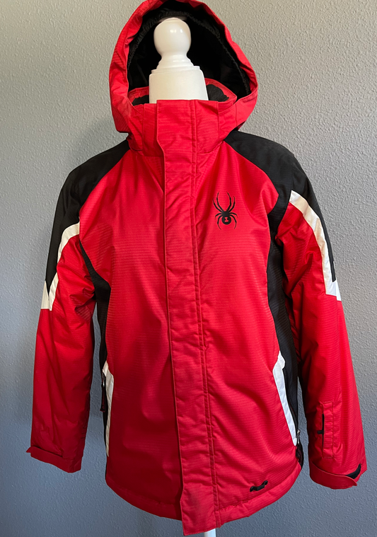 Spyder Kids' Red and Black Ski Jacket