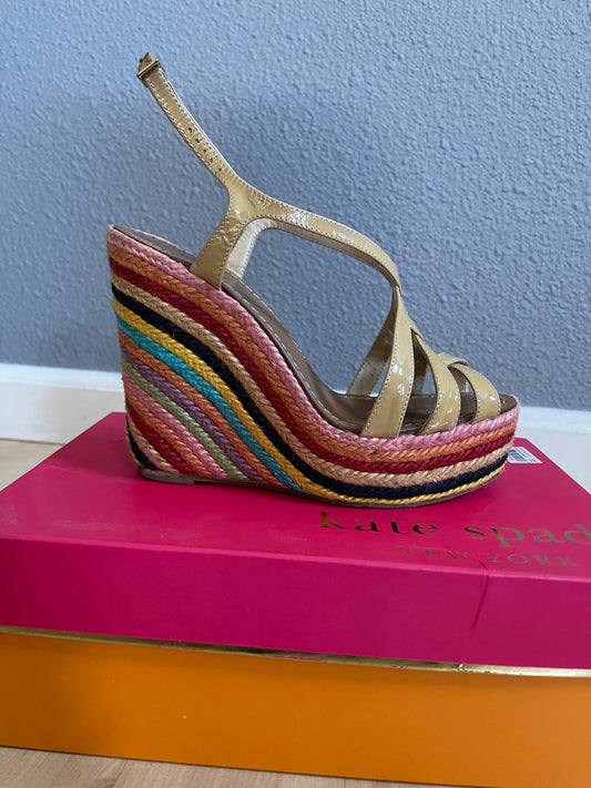 Kate Spade Multicolor Wedge Sandals